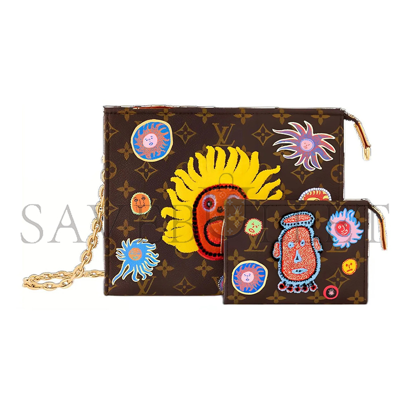 LOUIS VUITTON LV X YK TOILETRY POUCH ON CHAIN HANDBAG M81982 (25*20*5.5cm) 